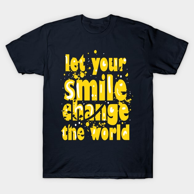 Ver-Biage - Smile T-Shirt by EHKOH